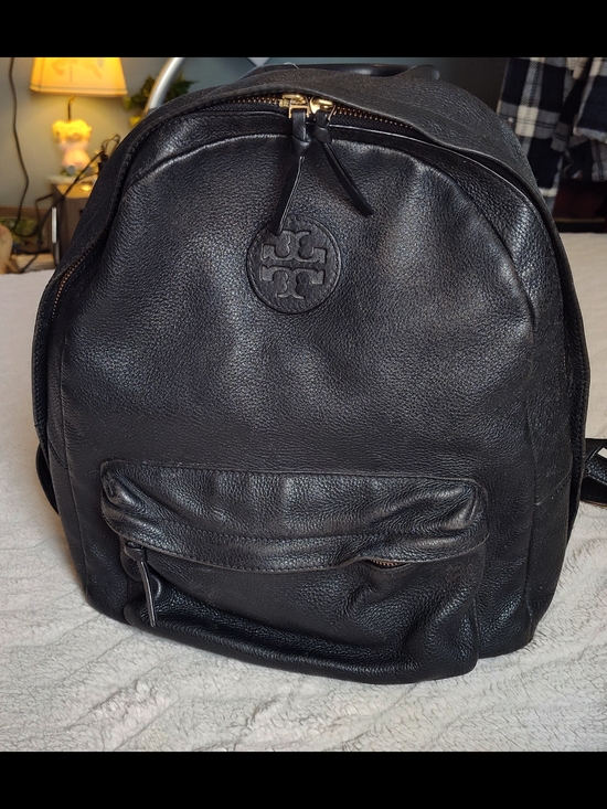 Tory Burch Handbags - Vintage! Tory Burch Black Leather Backpack